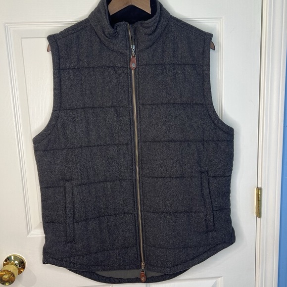 Mountain Khakis Jackets & Blazers - Mountain Khakis Men's Archer Herringbone Vest Jackson Grey Men's Medium